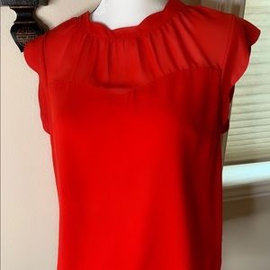 NWOT: Boutique tomato red XL top